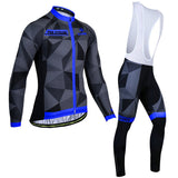 Autumn Cycling Wear Long-sleeved Suspender Suit Men's