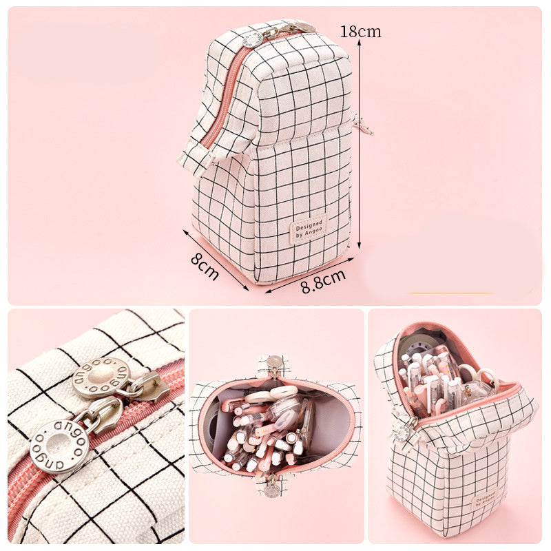 canvas stationery pencil case