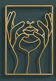 Metal Wall Decoration Art Body Line