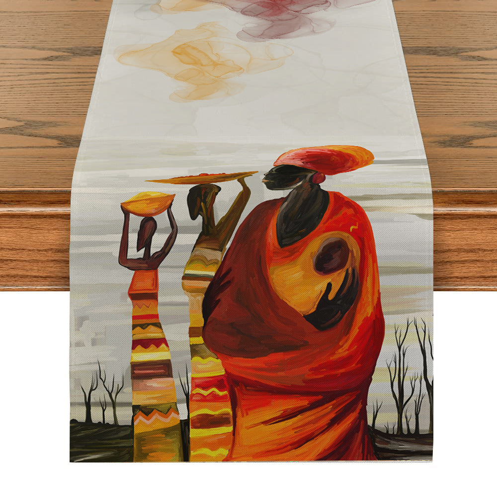 Table Runner National Geometric Tea Table