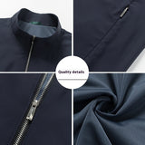 Повседневный мужской жилет, простой, но элегантный, удобный, легкий, с воротником-стойкой