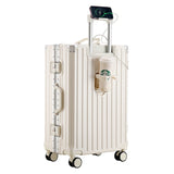 Large Capacity Travel Aluminum Frame Password Luggage