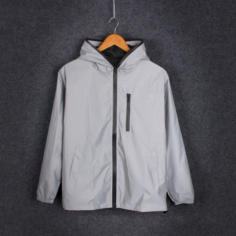 Autumn Luminous Assault Windbreaker Japanese Brand Tide For Couples Reflective Clothing