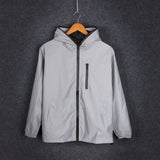 Autumn Luminous Assault Windbreaker Japanese Brand Tide For Couples Reflective Clothing