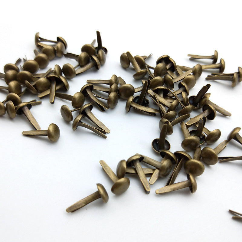 Round Head Two-legged Nails Vintage Scrapbooking Accessories