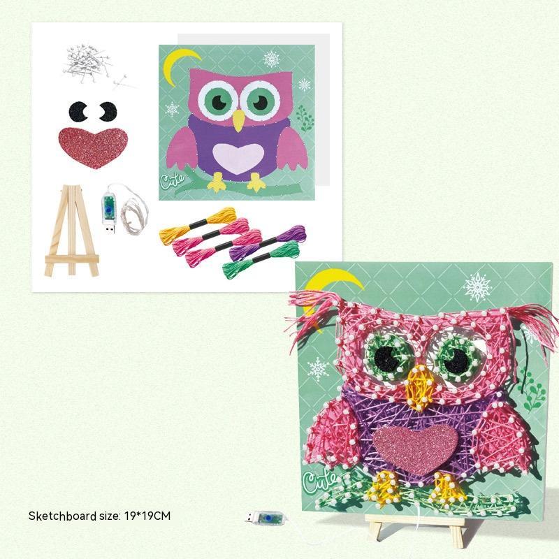 Children's Handmade Winding Painting Creative String Drawing Toys
