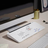 Computer Desktop Keyboard Whiteboard Writing Portable Storage Box