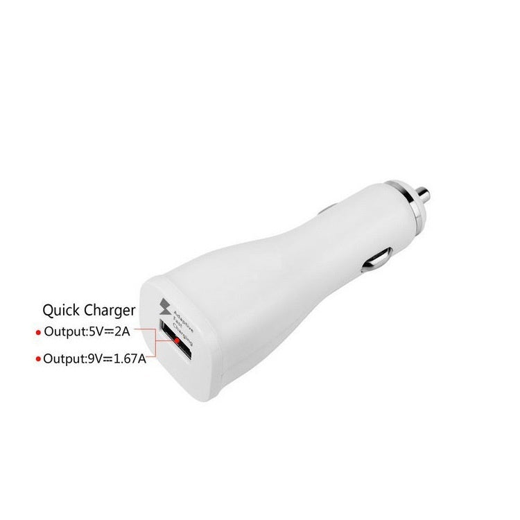 Car Fast Charge QC30 Single Port USB Car Charger Smart Vehicle-mounted Mobile Phone Charger