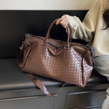 Vintage Travel Bag Men's Large Capacity Travel Portable