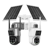 Outdoor Remote Wireless Waterproof Full Color Night Vision 10x Zoom 6MP Monitoring