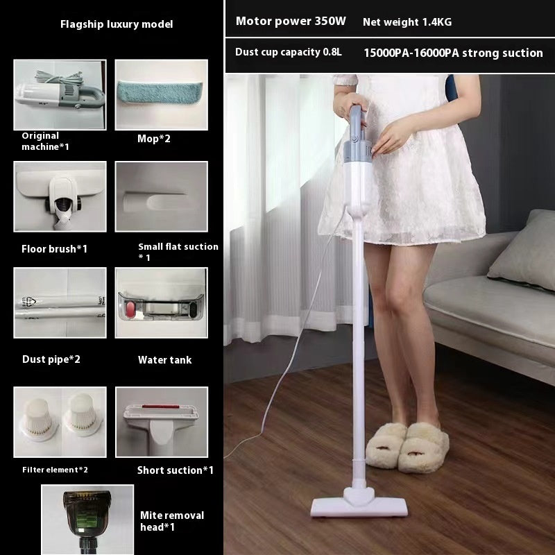 Vacuum Cleaner Household Wired Suction And Mop Integrated Large Suction