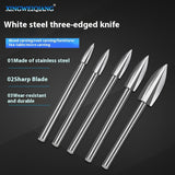 Furniture Tea Table Wood Carving Root Carving Grinding And Polishing Tools 5pc Graver Set