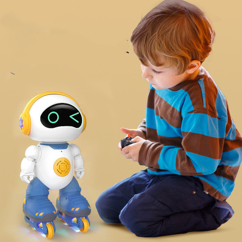 Remote Control Robot Pulley Remote Control Music Light Children's Toy