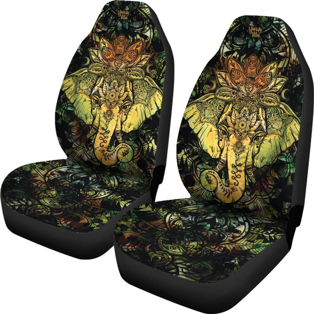 Printing Sausage Dog German Shepherd Dog Polyester Material Car Seat Cover