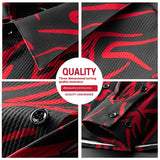 Мужская осенняя новая модная рубашка с цифровым принтом свободного покроя