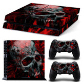 Fashionable Game Console Sticker Scary Skull