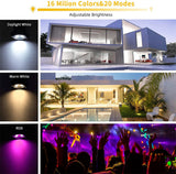 Bluetooth Lawn Lamp Ground Plug Projection Garden Courtyard