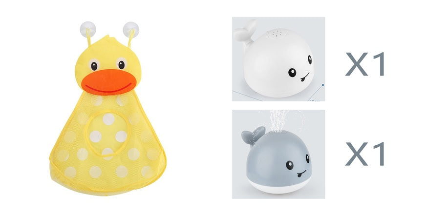 New Baby ҳаммом ванна барқ ​​Induction Whale Spray Toy хурд