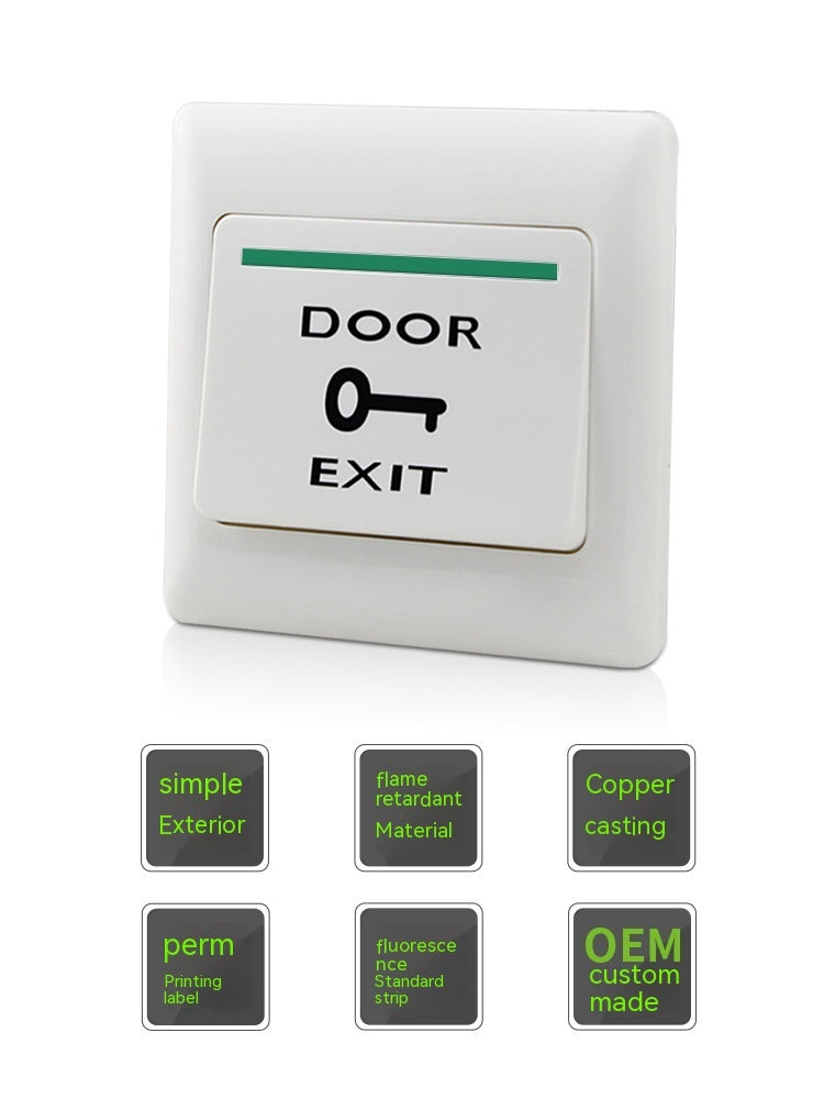 Access Control Button Switch Normally Open And Closed