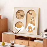 Зебо гурба ошхонаи Roomliving Room Крим Style Мизи Ранг ороишӣ