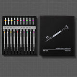 Repair Watch Hardware Tools Repair Watch Glasses Precision Cross And Straight Manual Screwdriver 10-piece Screwdriver