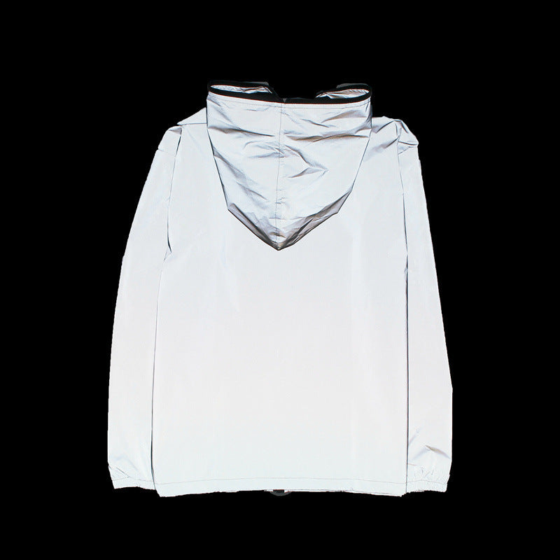 Autumn Luminous Assault Windbreaker Japanese Brand Tide For Couples Reflective Clothing