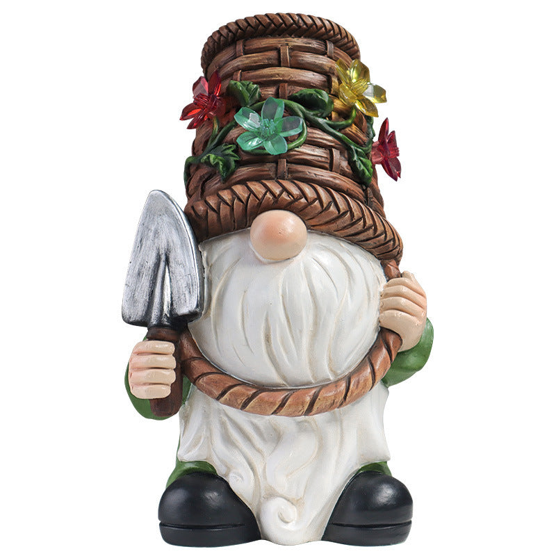 Resin Technology Decoration Of Solar Night Light Garden Lawn
