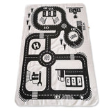 Industrial track cross track carpet