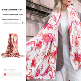 Рӯймоли сунъии Cashmere занон Зимистон Elegant Graceful Printing