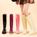Fleece-lined Warm Length Waterproof Rain Boots