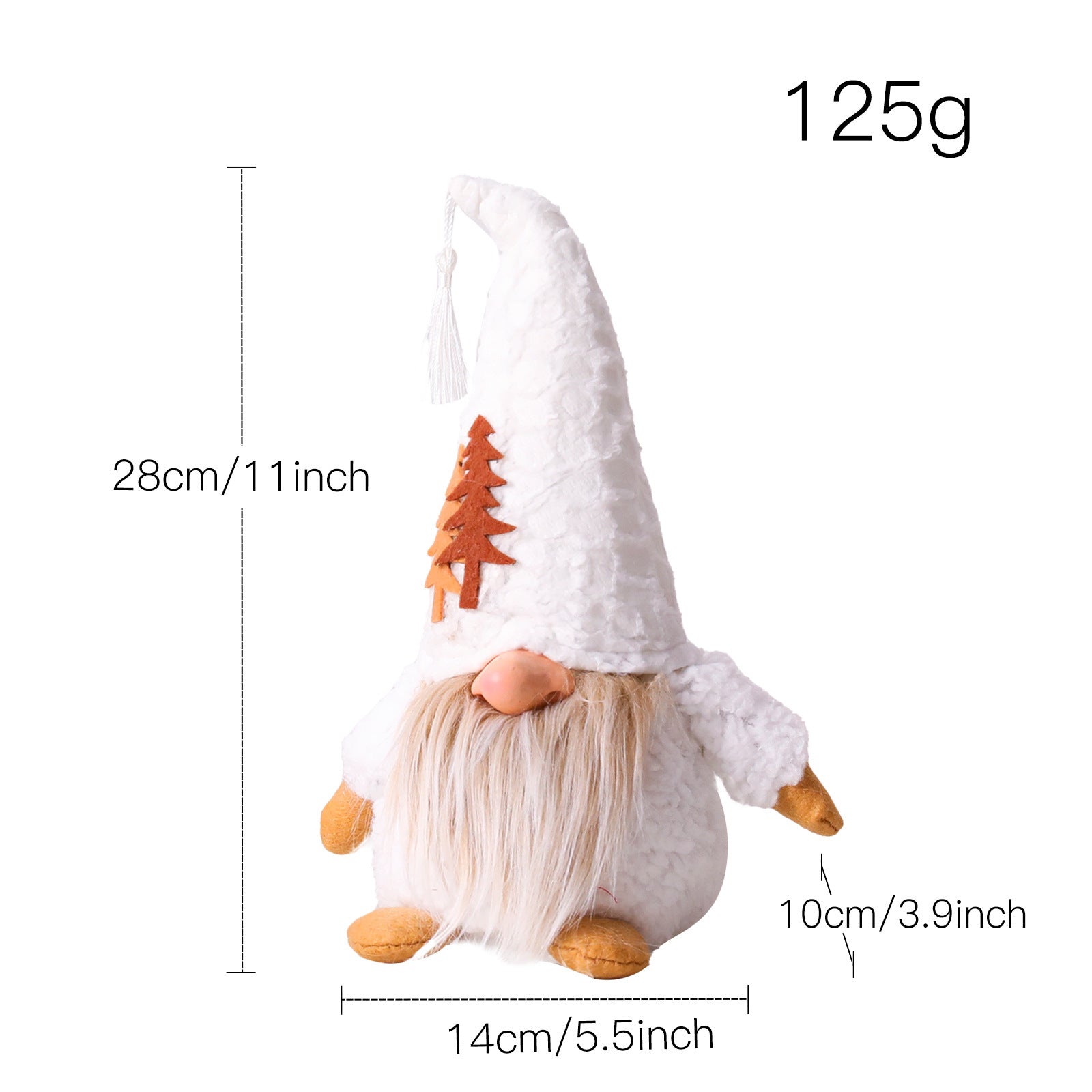 New Scandinavian Large-nosed Faceless Rudolph Decorative Dolls