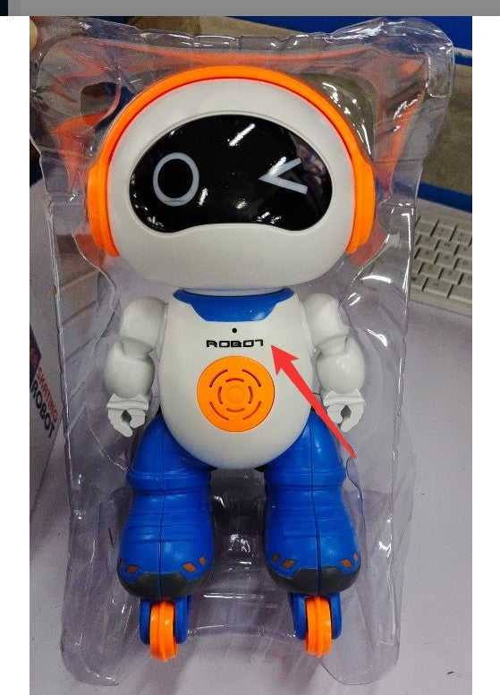 Remote Control Robot Pulley Remote Control Music Light Children's Toy