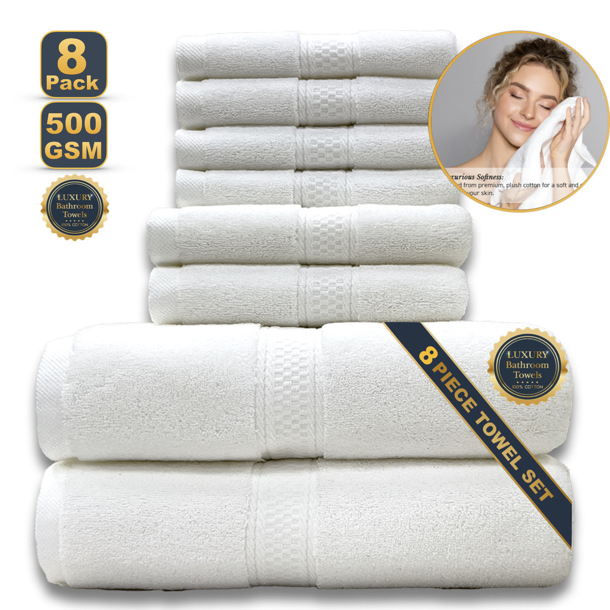 Pure Cotton Bath Towels Towel Bath