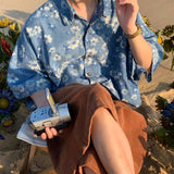 Мужская модная новая свободная пляжная рубашка