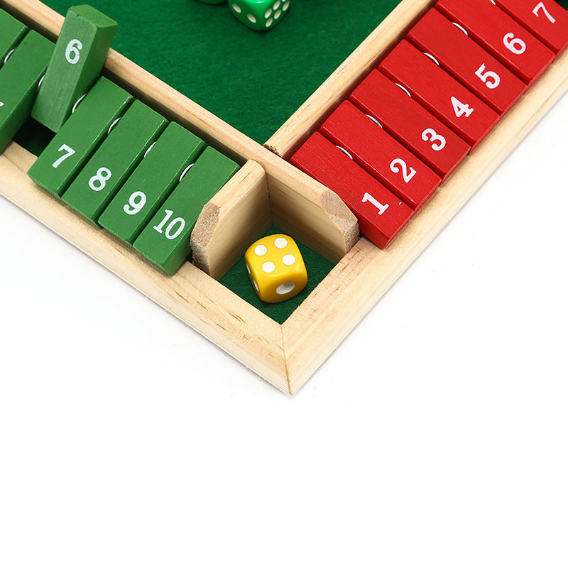 Four-sided Flip Card Game Digital Game Toy