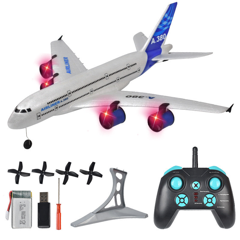 Dual-power Remote Control Airplane Toy
