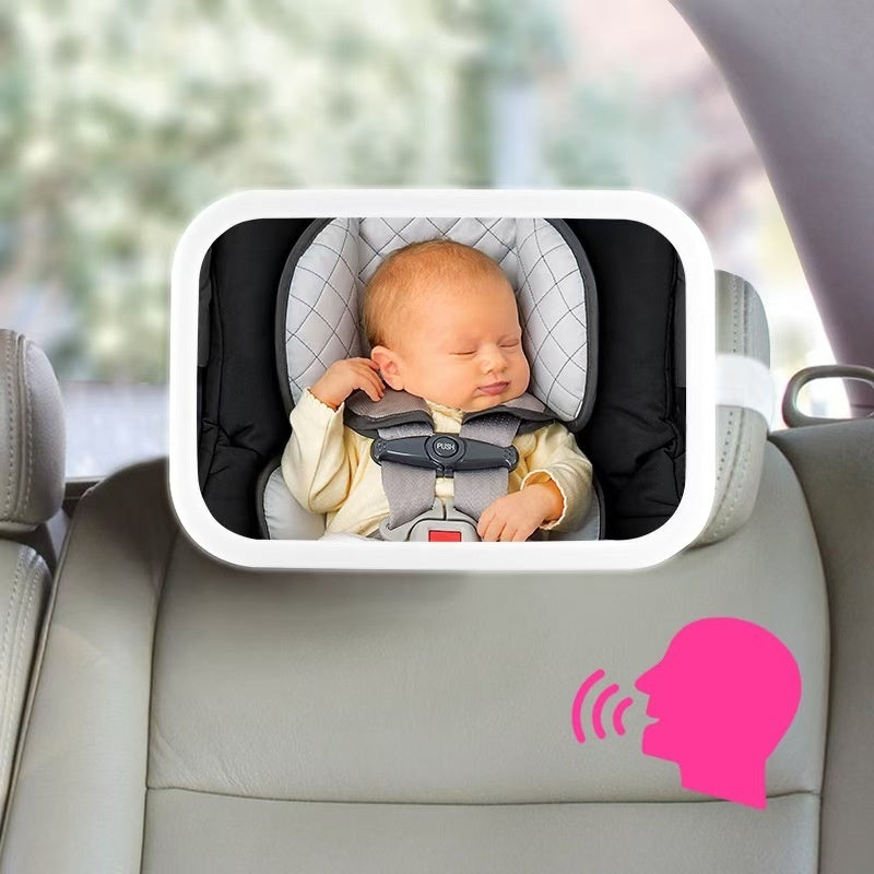 Voice Wake-up Car Rearview Mirror CAR Child Safety Sight Glass
