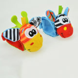 Baby Wrist Band Early Education Plush Toy Watch Band