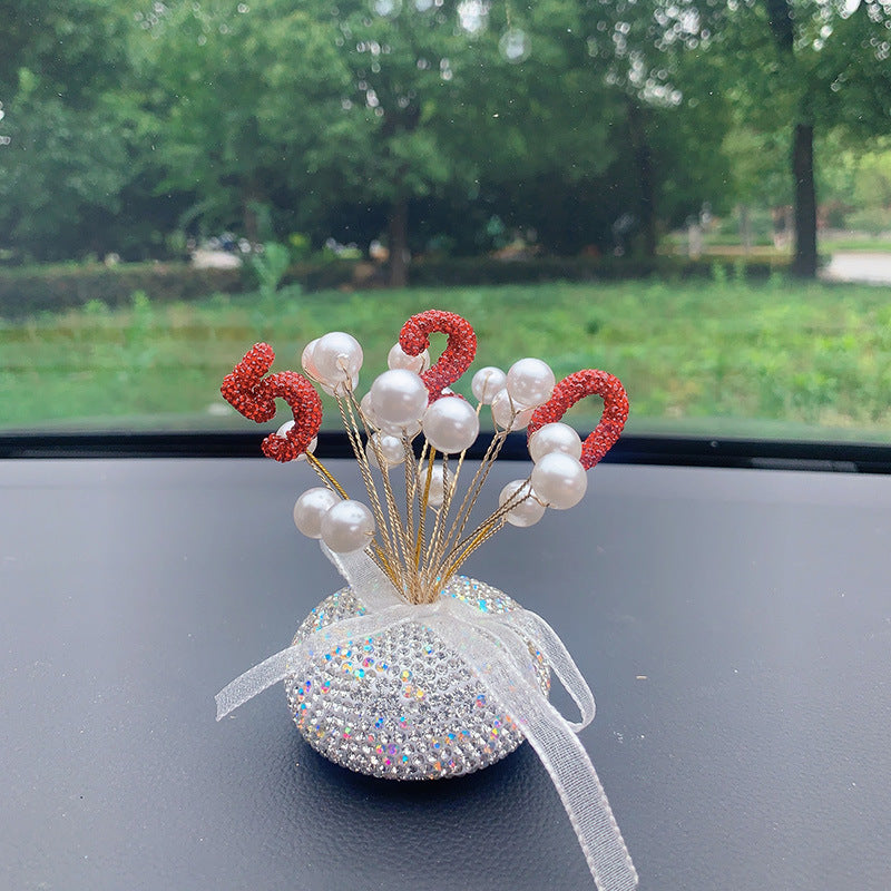 Innovative Car Decoration Vehicle Center Console Diamond Star Decoration Ornaments