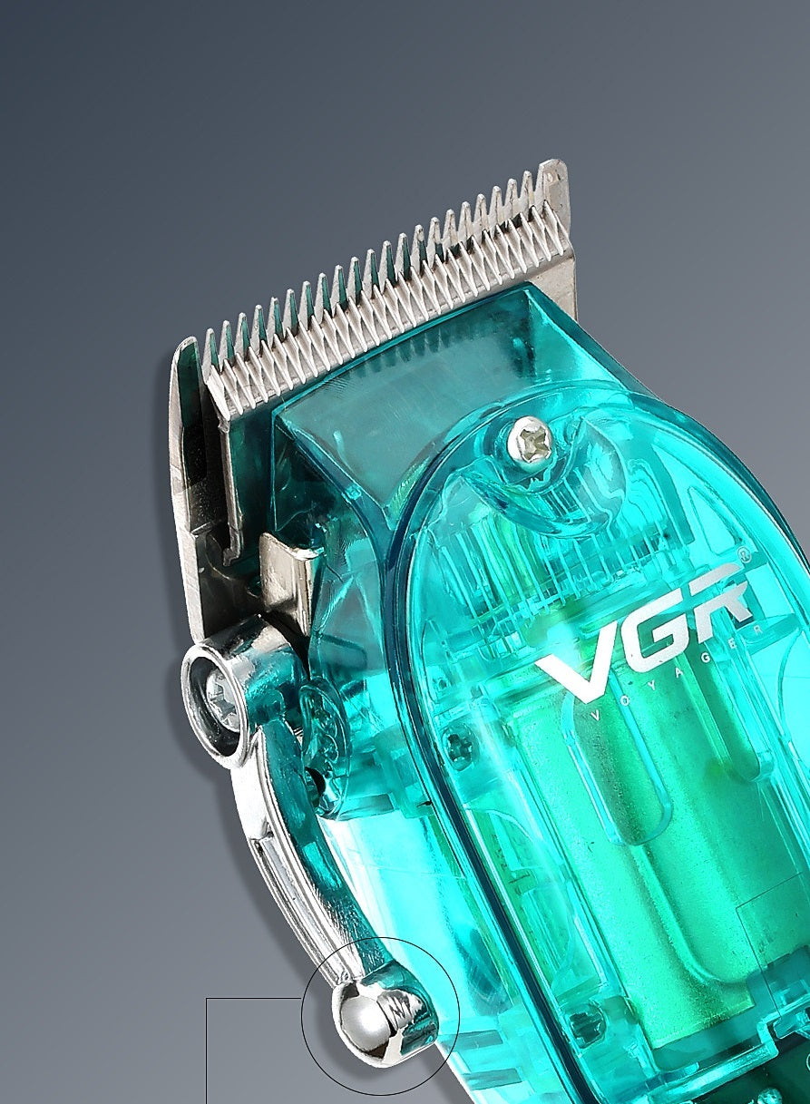 Rechargeable Digital Display New Transparent Hair Clipper