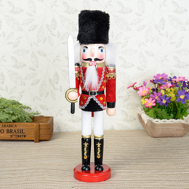 Creative gifts and crafts, handcrafted ornaments, nutcracker set, painted puppets