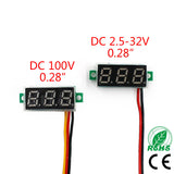 0.28 Inch Ultra-small Digital DC Voltmeter Digital Display Adjustable
