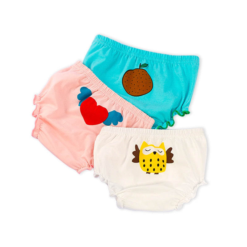 Cartoon Baby Boy Briefs Without PP Children's Bread Pants