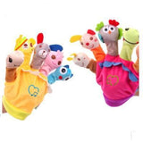 Parent-child Interaction With Music Box Cartoon Animal Hand Puppet Gloves Plush Toy