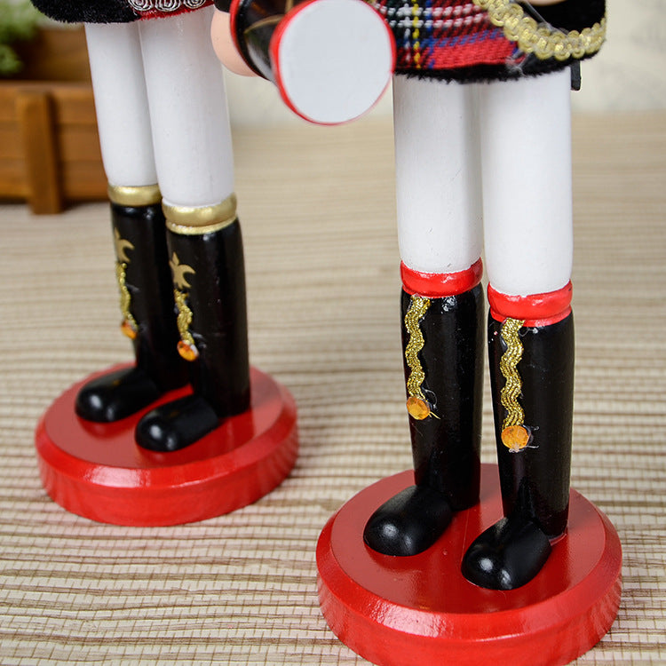 Creative gifts and crafts, handcrafted ornaments, nutcracker set, painted puppets