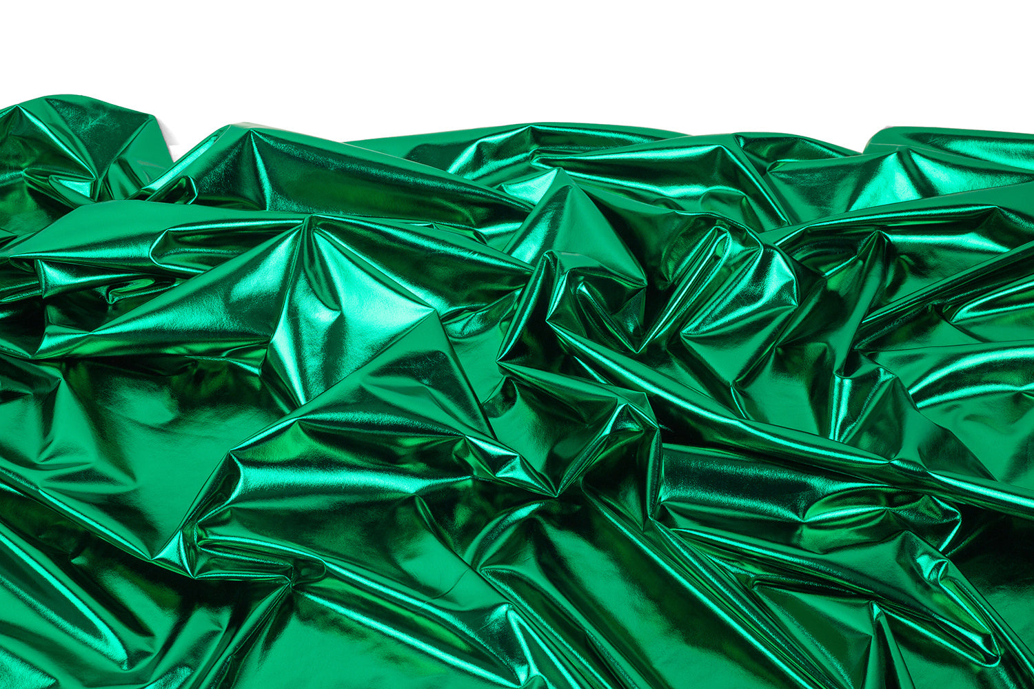 Spandex Gold Fabric With Glossy Surface Version With Elastic Ironing On All Four Sides
