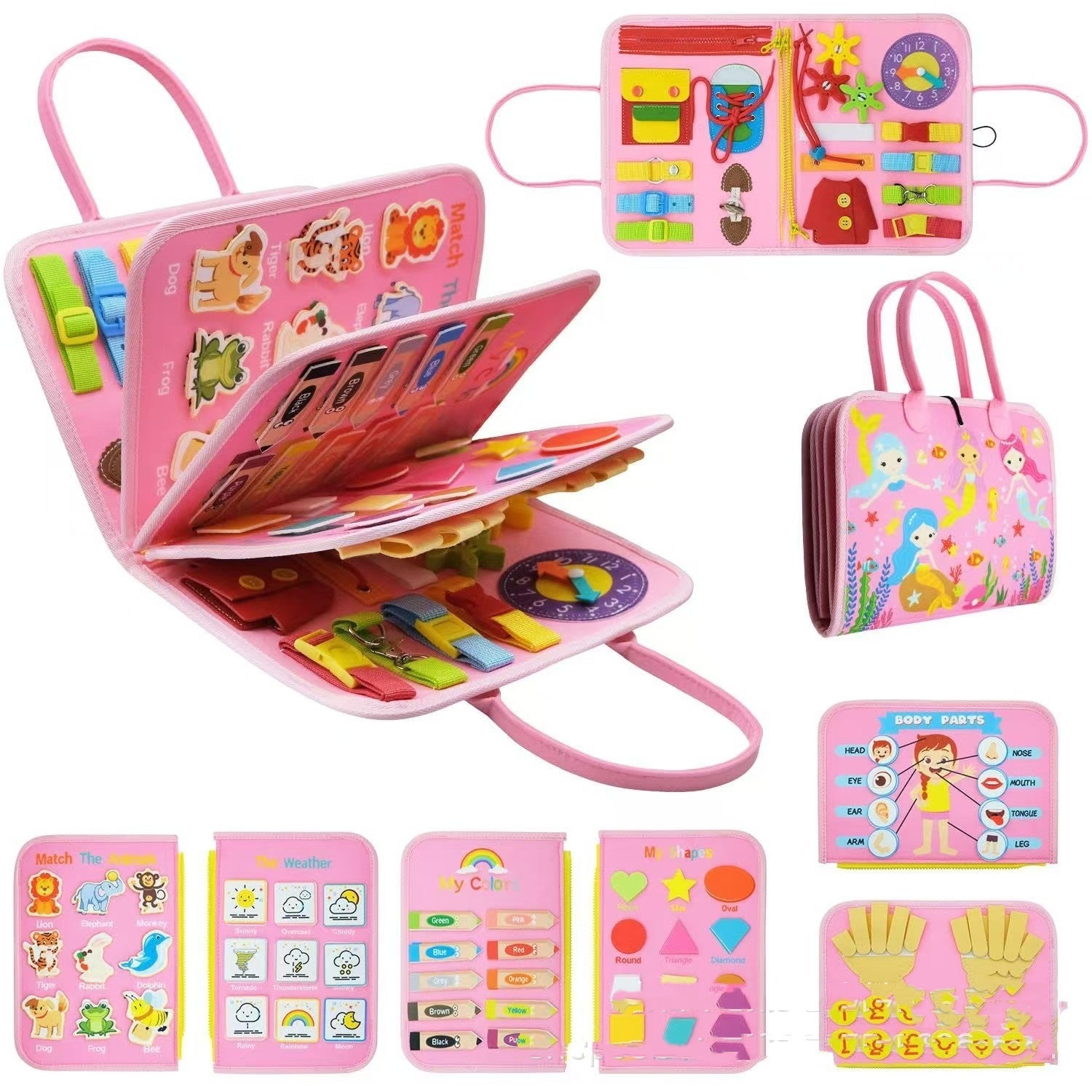 Felt Learning Early Education Board DIY Action Educational Toys