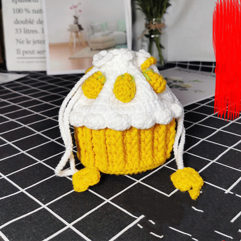 Hand Knitting To Make Crochet Diy Material Bag