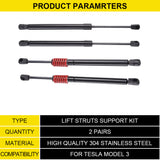 Automotive pneumatic hydraulic support rod