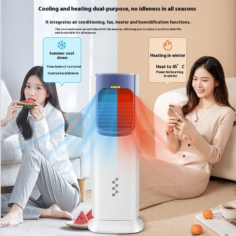 Dual Purpose Air Conditioning Fan For Both Cooling And Heating